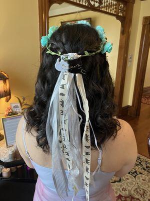 Wedding hair! Ashley took into account the changes I wanted, and it looked great!!!