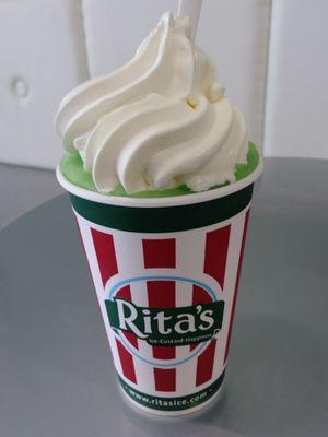 Green Apple with Vanilla Custard