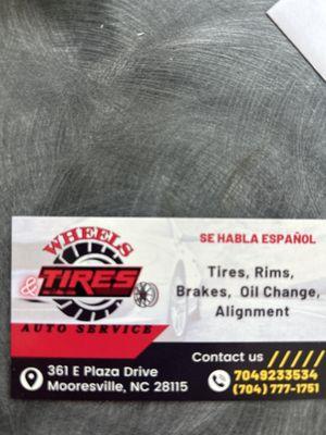Wheels and Tires Auto Services LLC