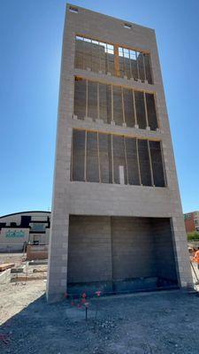 This is an Elevator core for a 4 storage building.