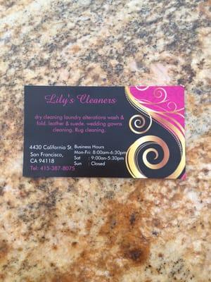 Lily's Cleaners