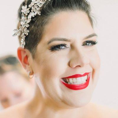 My Beautiful Client wearing custom lash extensions.