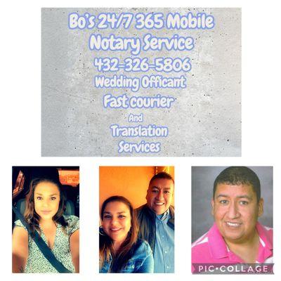 Bo's 24/7 365 Mobile Notary Service