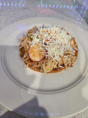 Pollo open enchilada , delicious!