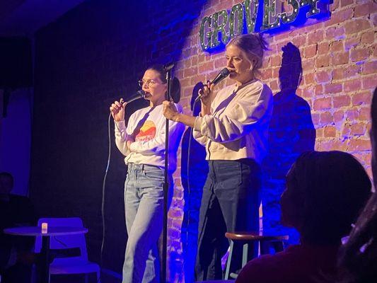 Awesome Space with Killer Comedians - Katie Hannigan & Sarah Tollemache of Lady Journey were GREAT!!! (11/11/2024)