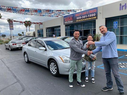 Congratulations to the new owners of this Nissan Altima! Enjoy it!!