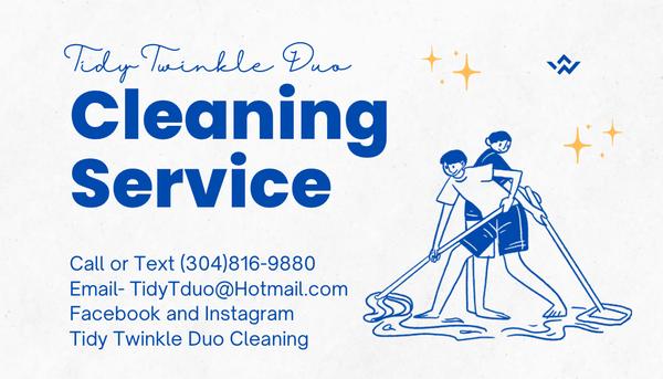 Tidy Twinkle duo Cleaning