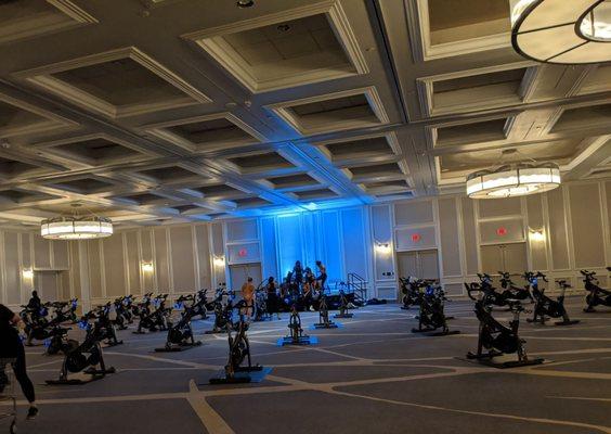 View from the back of the ballroom