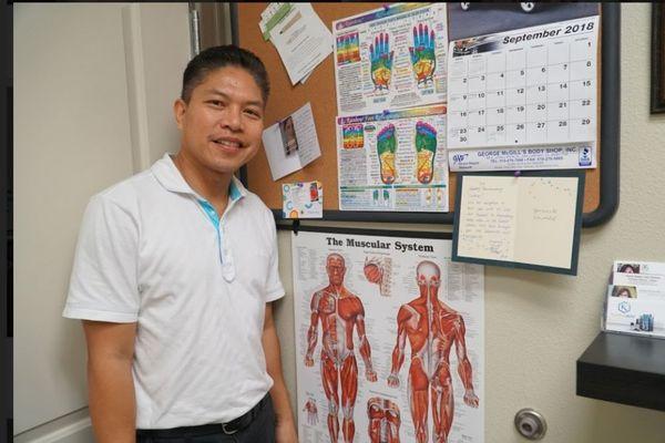 My info board at ESPIRITUSANTO MASSAGE