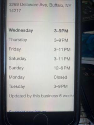 Business Hours