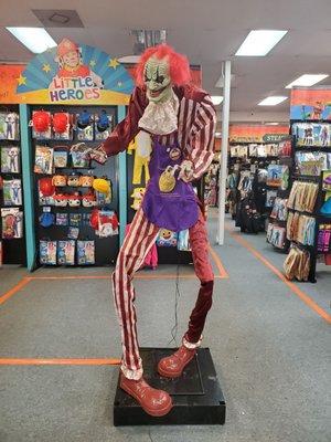 There's a sign on the floor in front of him that says "step here" and I did … I double dare you ...