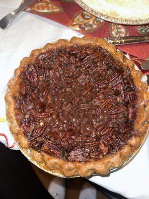 Chocolate pecan pie!