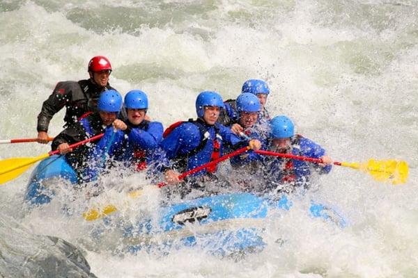 Rafting adventures launched from 3 blocks away.