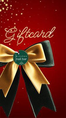 Give the Gifts of pampering - Kitchennailbar GIFTCARD