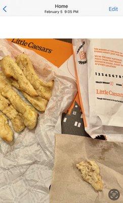 Raw, disgusting crazy dough