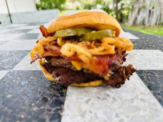 Smoky Classic BBQ Burger.