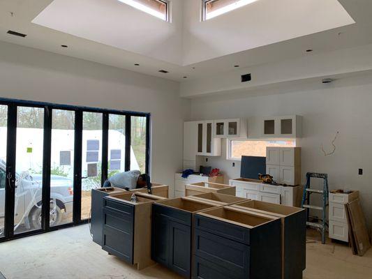 Originally had 8ft ceilings and a small shack. The team was able to lift up the ceiling so wonderfully!