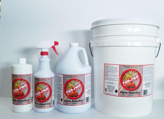 FABRIC- DRI-ONE® FLAME RETARDANT is a Class A flame retardant for fabric that can be used on all natural textile products to provide flame s