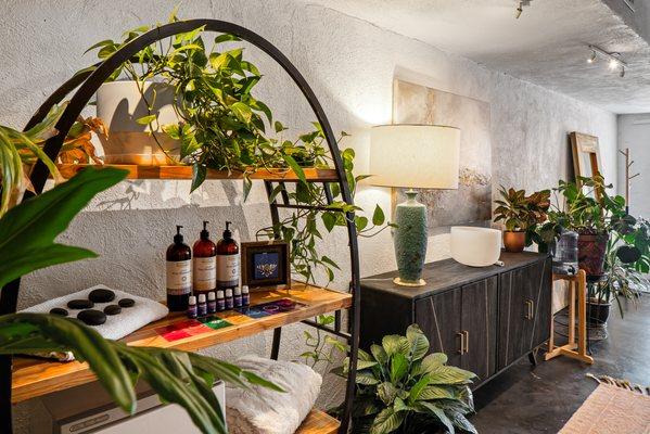 Inside the Body Alchemy studio.