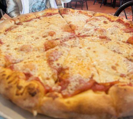 Half Cheese Half Pepperoni! Large Pizza in the Family Deal! So delicious and perfect!