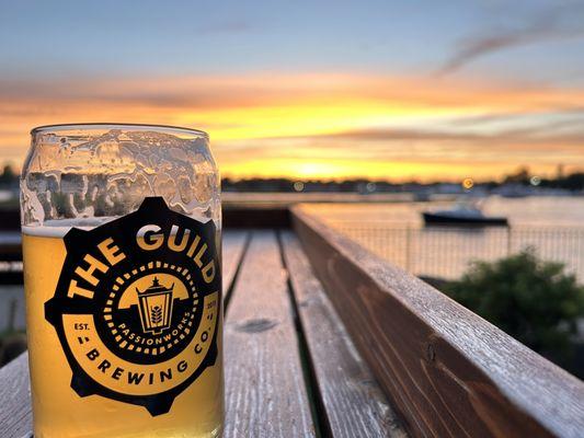 Great beer, great view, great vibe!