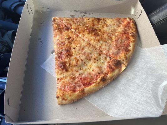 2 slices for $6.30. Pretty good. Not bad not epic.