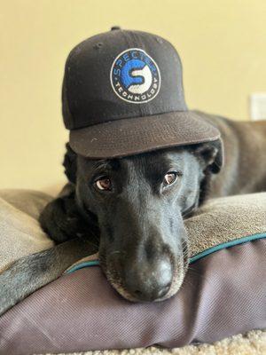 Ella repping the company.