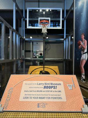 Larry Bird Museum Interactive feature