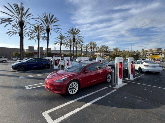 16 chargers in between Costco and IKEA!