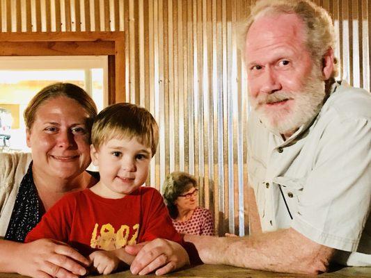 Ambiance.  Cool after the rain.