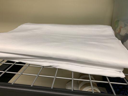 Products as shown inside our Love Hawaii Villas storage room. LOVE the presses linens!!