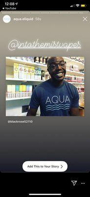 We have Aqua following us!