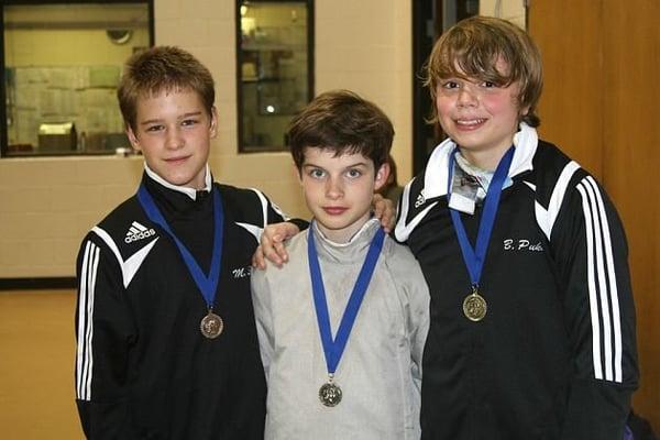 Illinois Divisionals 2008 winners: Michael, Marcel and Bartosz