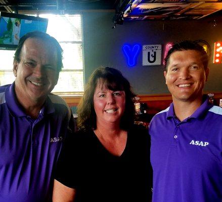 Dr. Walling, Sue Yoder, and Dr. Davis