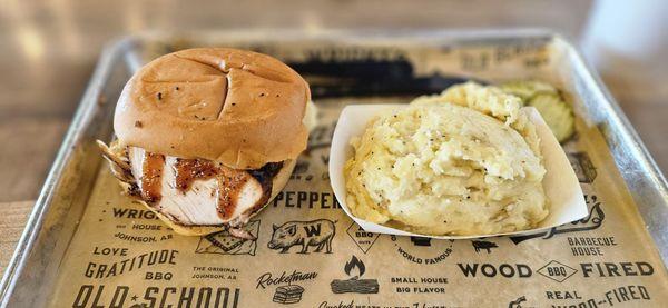 Chicken and potatoes