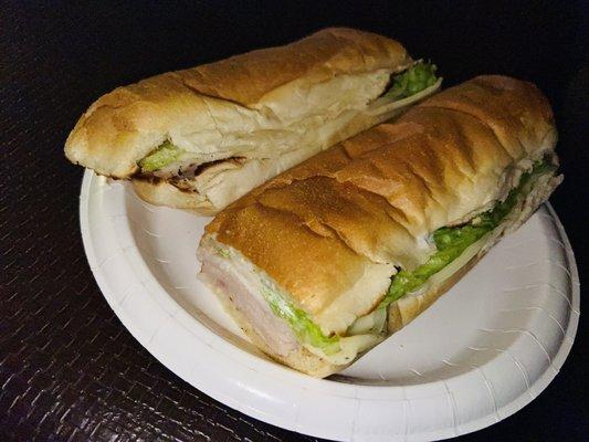 Whole turkey sub