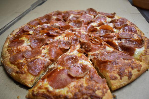 Extra Pepperoni Pizza