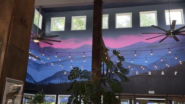 Inside the restaurant