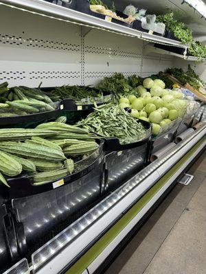 More fresh vegetables