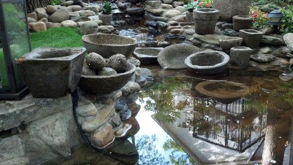 Custom Pottery and Herb Gardens, Window Boxes, Yard and Garden Art, Yard Lanterns and Torches.