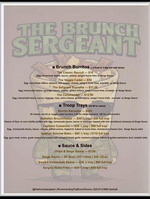 The Brunch Sergeant