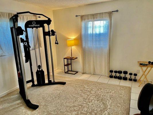 The FTX functional trainer all put together and ready to go!