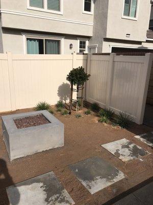 Maintaining a water wise landscape.