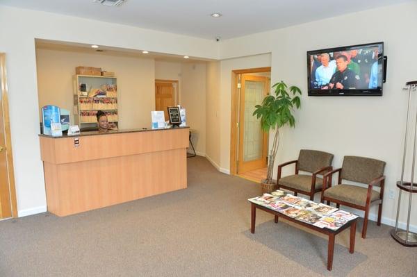 Our Waiting Area & Front Desk.