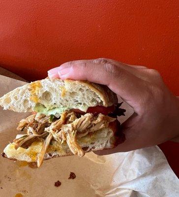 Pulled pork sandwhich