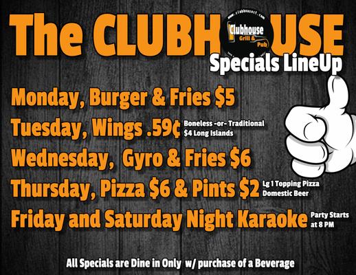 Clubhouse Sports Bar & Grill