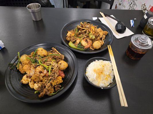 One order or dry pot, second order was not supposed to be a dry pot