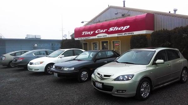 Here at the Tiny Car Shop we specialize in working on import cars such as Honda, Subaru, Toyota, Volkswagen, etc.