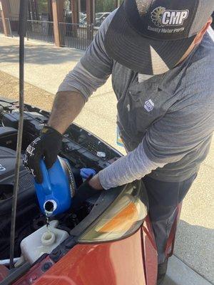 Gabriel going above and beyond to help me