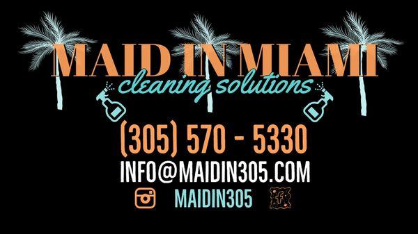 Maid in Miami Cleaning Solutions
